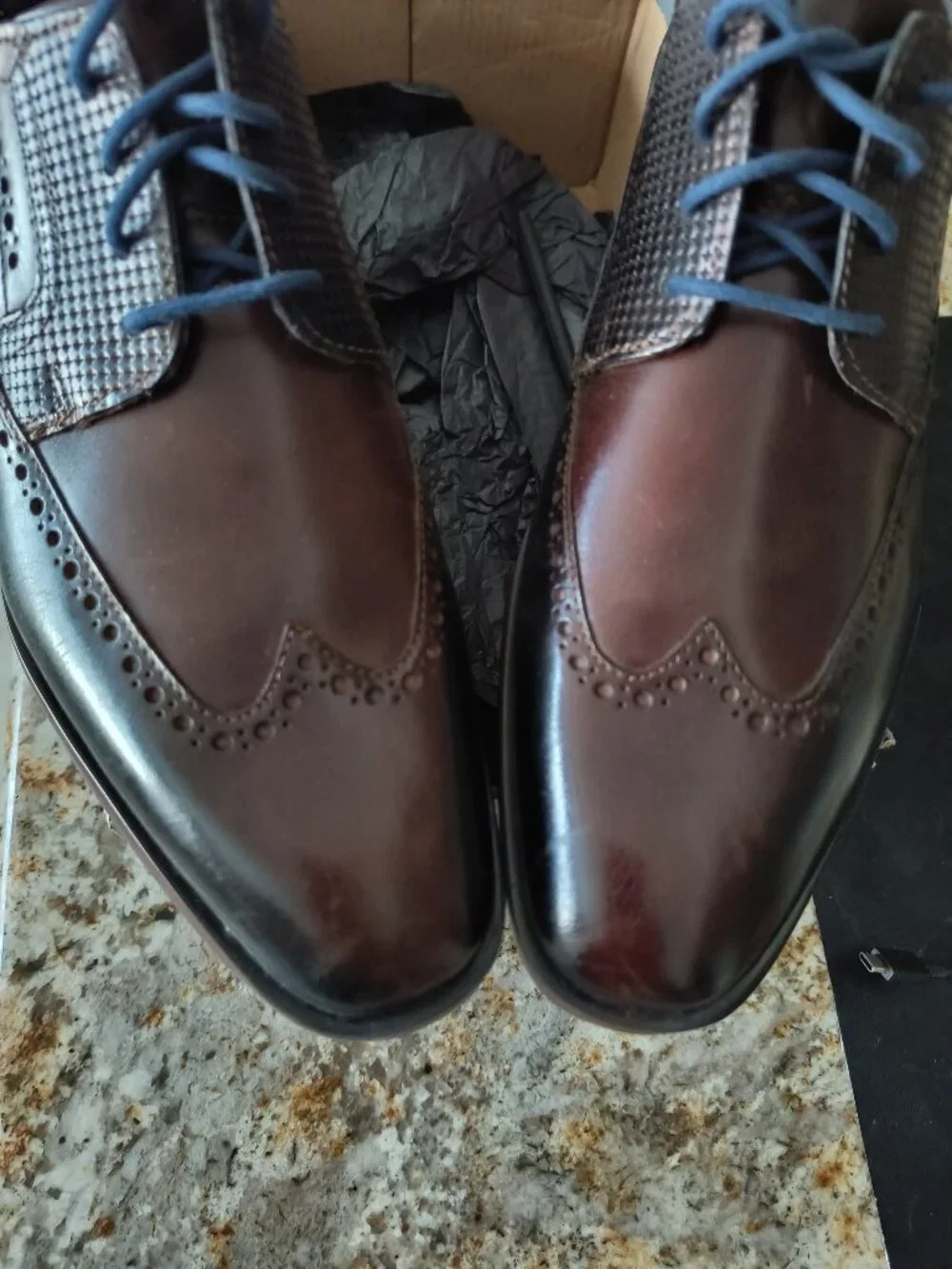 Stacy Adams Kaine Wingtip Oxford shoes / 8.5 size
